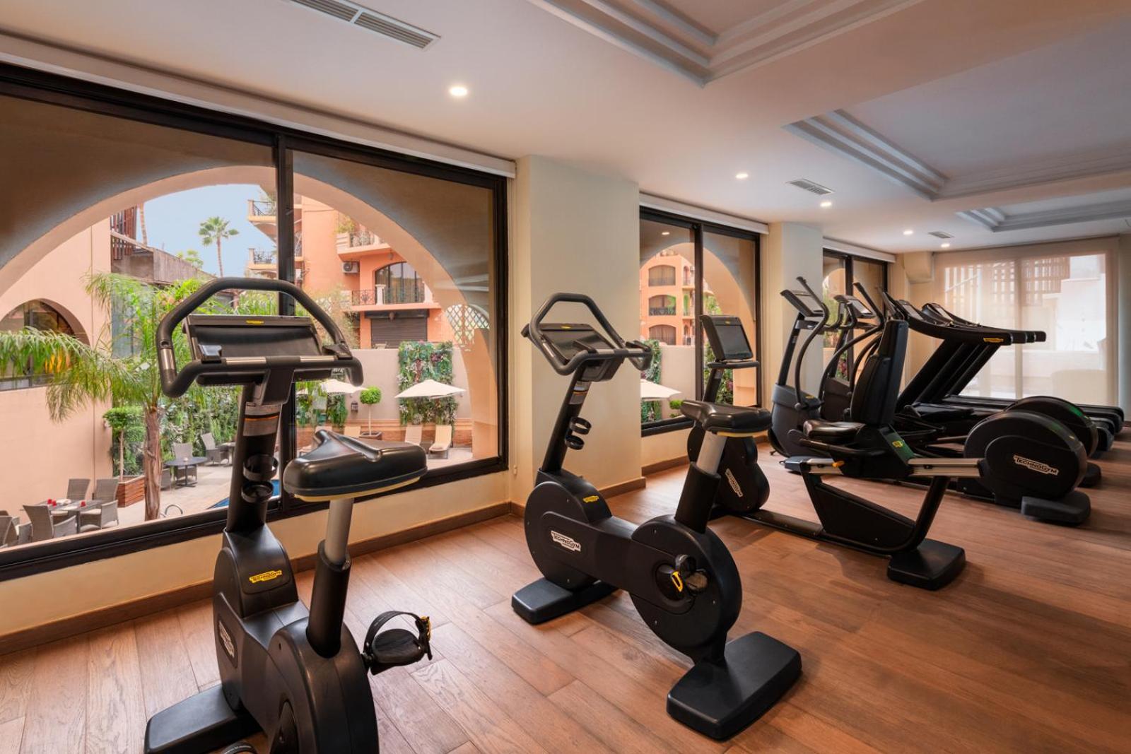 Hivernage Hotel & Spa Marrakesz Zewnętrze zdjęcie The gym at the hotel
