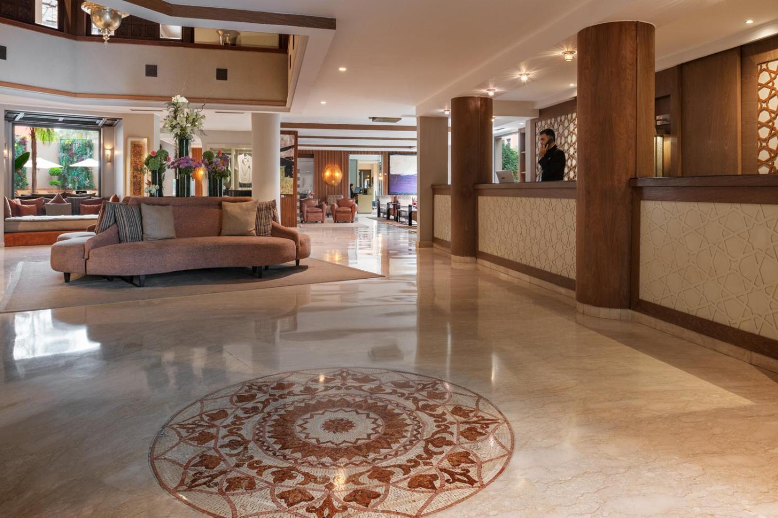 Hivernage Hotel & Spa Marrakesz Zewnętrze zdjęcie Lobby